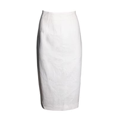 New Burberry Size 12 White Skirt