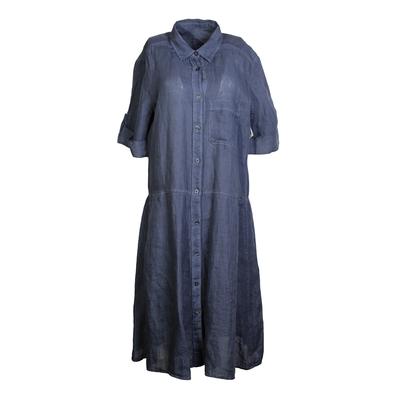 New 120% Lino Size XL Cira Shirt Dress