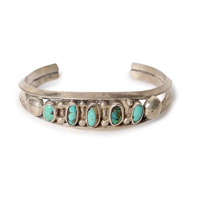 T Sterling Turquoise Cuff