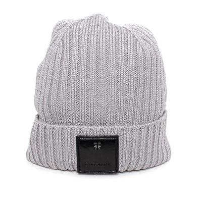 Givenchy One Size Patch Grey Wool Beanie