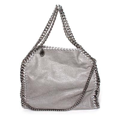 Stella McCartney Size Small Grey Falabella Chamois Crossbody Bag