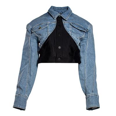 Mugler for HM Size Small Blue Denim Jacket