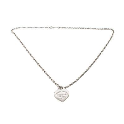 Tiffany & Co. Silver BFF Heart Necklace
