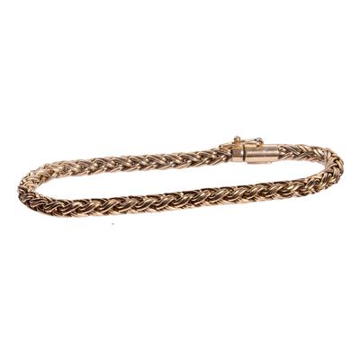Tiffany & Co. Vintage 585 Gold Rope Bracelet 