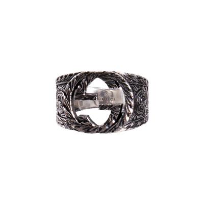 Gucci Size 6 925 Silver Ring 