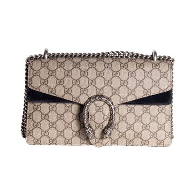Gucci Black Dionysus Monogram Handbag