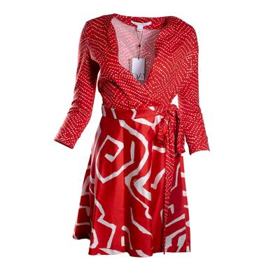 Diane Von Fernstenberg Size 4 Red Short Dress