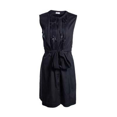 Brunello Cucinelli Size Small Short Black Dress