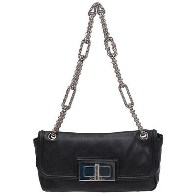 Chanel Black Leather Handbag