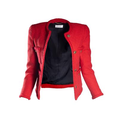 Saint Laurent Size 36 Red Jacket