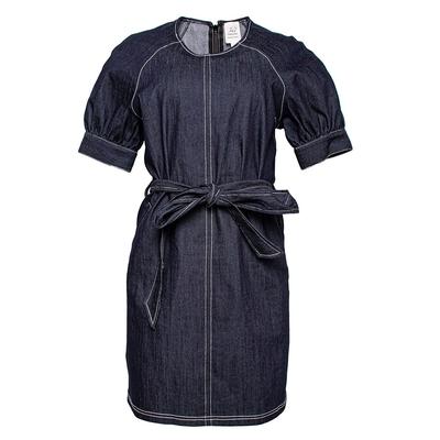 Cinq a Sept Size 10 Blue Denim Dress