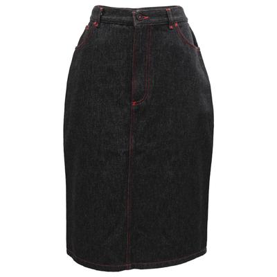  Dolce & Gabbana Size 46 Denim Skirt
