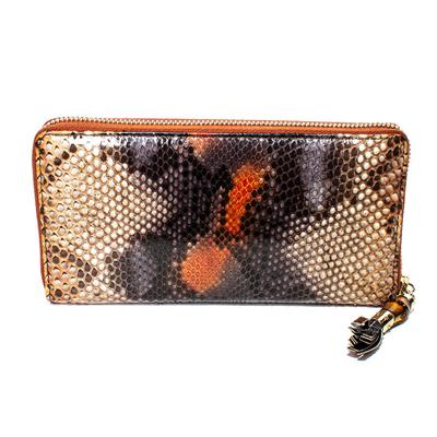 Gucci Multicolor Python Leather Wallet