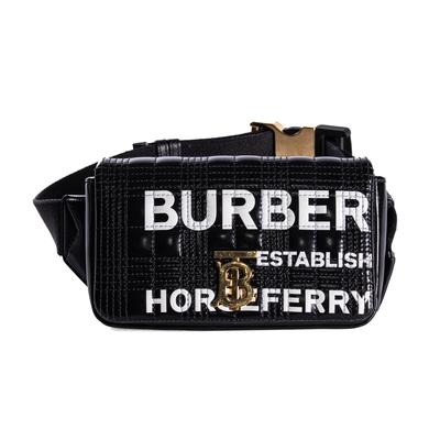 Burberry Black Quilted Belt Bag