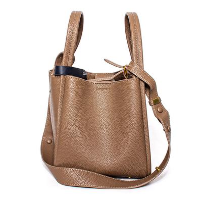 Songmont Brown Leather Handbag