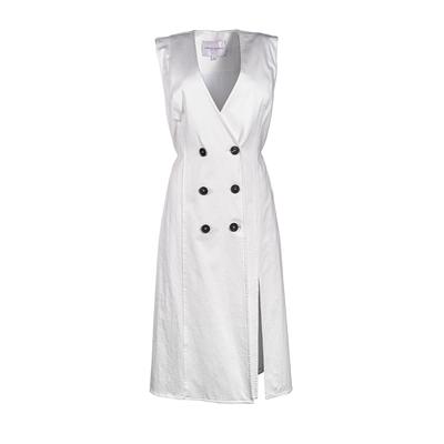 Carolina Herrera Size Medium White Button Down Dress