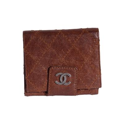 Chanel Brown Leather Wallet 