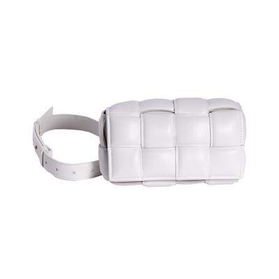 Bottega Veneta White Padded Cassette Belt Bag