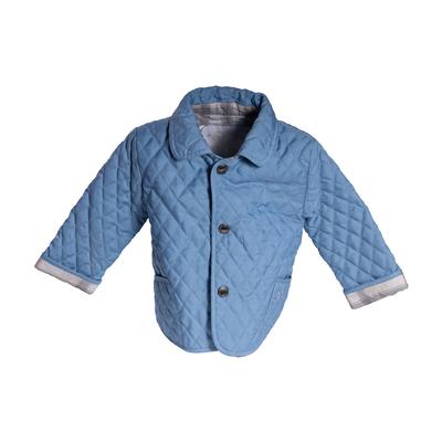 Kids Burberry Size 6M Blue Quilted Jacket
