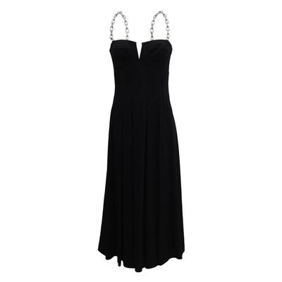 Alexander Wang Size 6 Black Long Evening Dress