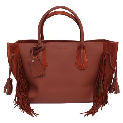  Longchamp Fringed Tote Handbag