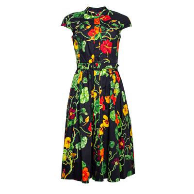 Oscar De La Renta Size 2 Multicolor Floral Dress