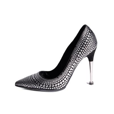 Tom Ford Size 38 Silver Studded Heels