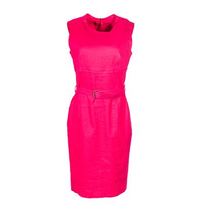 Jeanne Lanvin Size Medium Pink Zip Up Dress