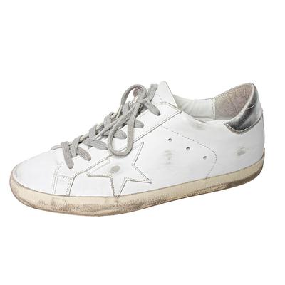 Golden Goose Size 39 White Super-Star Sneakers