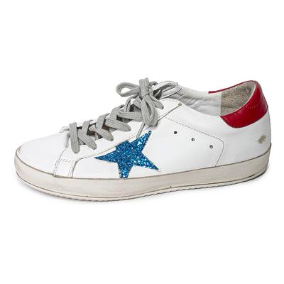 Golden Goose Size 40 White Superstar Sneakers