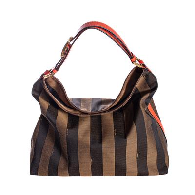 Fendi Brown Striped Bag