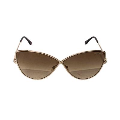 Tom Ford Gold Elise Cat Eye Sunglasses
