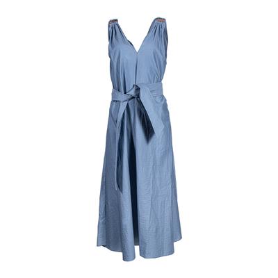 New Brunello Cucinelli Size Medium Blue Maxi Dress