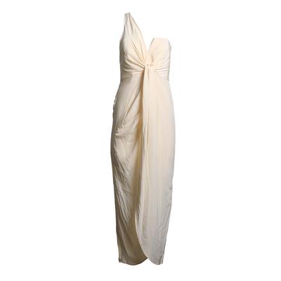 Zimmermann Size 1 Porcelain One-Shoulder Gown