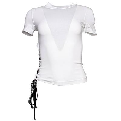 Versace Size XXS White Jeans Couture Top