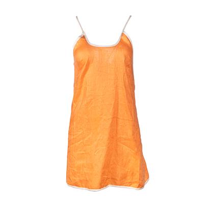 Matthew Bruch Size XS Linen Orange Dress