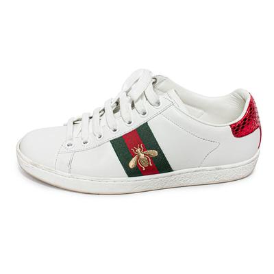 Gucci Size 36 White Ace Sneakers