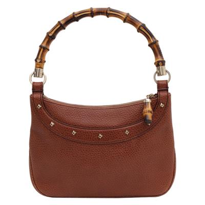 Gucci Anita Brown Leather Handbag