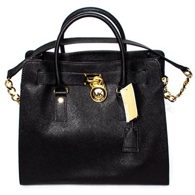 Michael Kors Black Leather Handbag