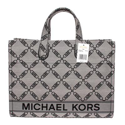Michael Kors Grey Canvas Handbag