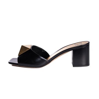 Valentino Size 36.5 Black Heels