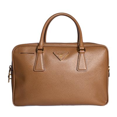 Prada Brown Top Handle Bag