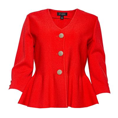 St. John Size 10 Red Jacket