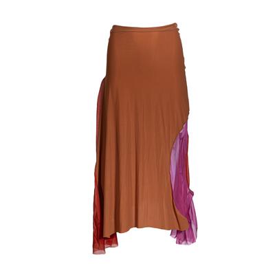 New Paula Canovas Del Vas Size Small Brown Skirt