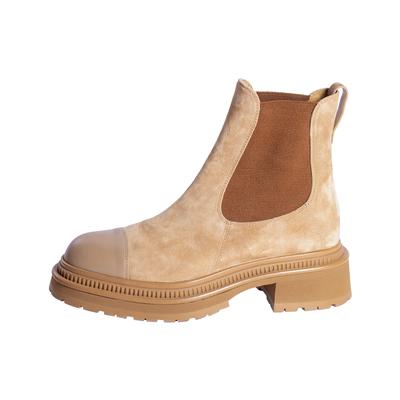 Chanel Size 39 Suede Tan 2022 Boots