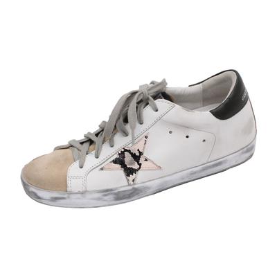 Golden Goose Size 37 White Sneakers