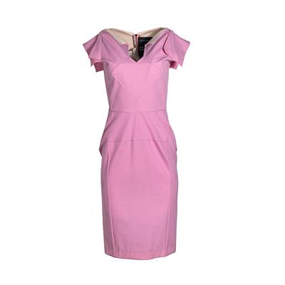 Roland Mouret Size 6 Pink Dress