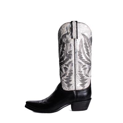 Lucchese Size 6.5 Grey Cowgirl Boots