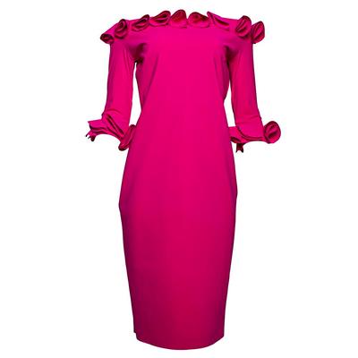Chiara Boni Size 10 Pink Dress