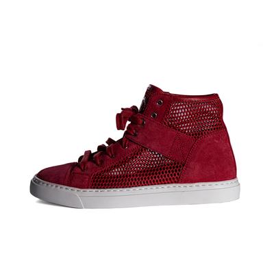 Chanel Size 36.5 Red Mesh Sneakers